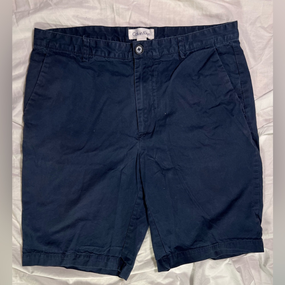 Calvin Klein Navy Chino Shorts